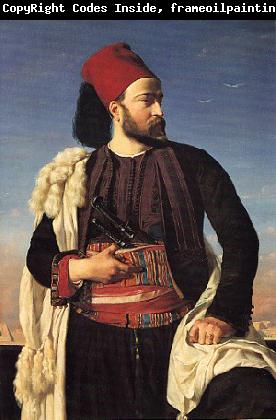 Leon Benouville Portrait of Leconte de Floris in an Egyptian Army Uniform